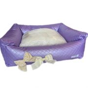 CAMA GRACE GLOSSY LILAS M BONITO PRA CACHORRO