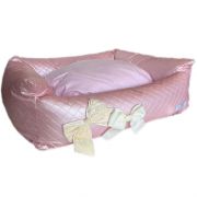 CAMA GRACE GLOSSY ROSA M BONITO PRA CACHORRO