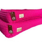 CAMA RETANGULAR MATELASSE PINK FABRICA PET