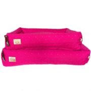 CAMA RETANGULAR MATELASSE PINK FABRICA PET